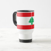 Mug De Voyage Drapeau du Liban (Devant gauche)