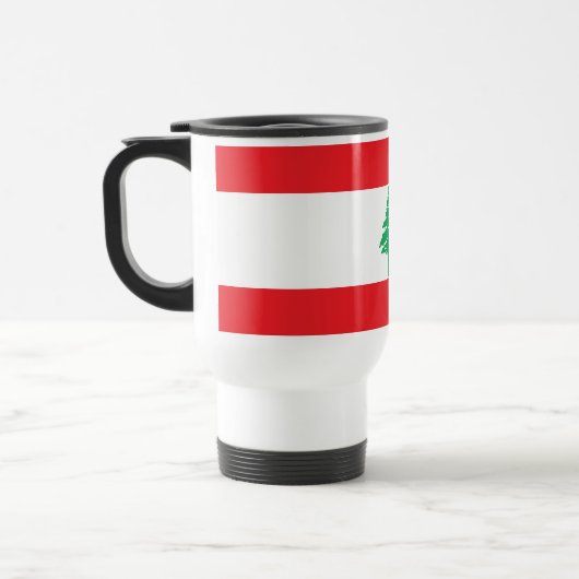 Mug De Voyage Drapeau du Liban (Gauche)