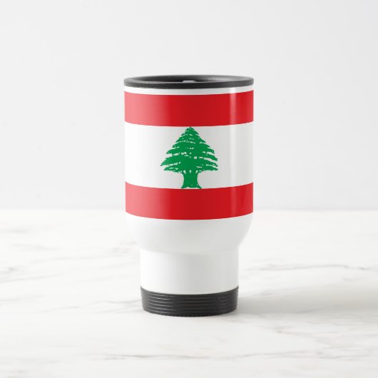 Mug De Voyage Drapeau du Liban (Centre)