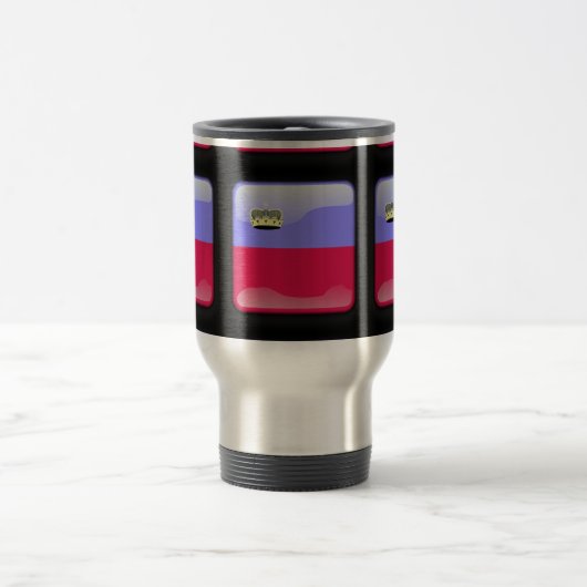 Mug De Voyage Drapeau du Liechtenstein (Centre)
