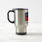 Mug De Voyage Drapeau du Liechtenstein (Gauche)