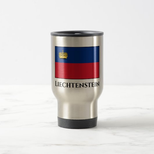 Mug De Voyage Drapeau du Liechtenstein (Centre)