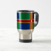 Mug De Voyage Drapeau du Lincolnshire (Devant droit)