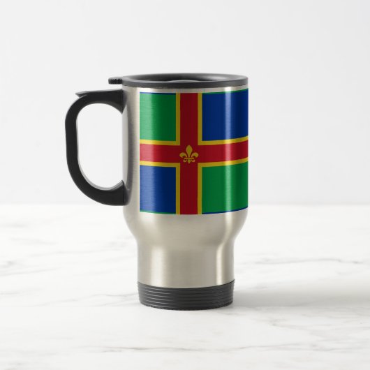 Mug De Voyage Drapeau du Lincolnshire (Gauche)