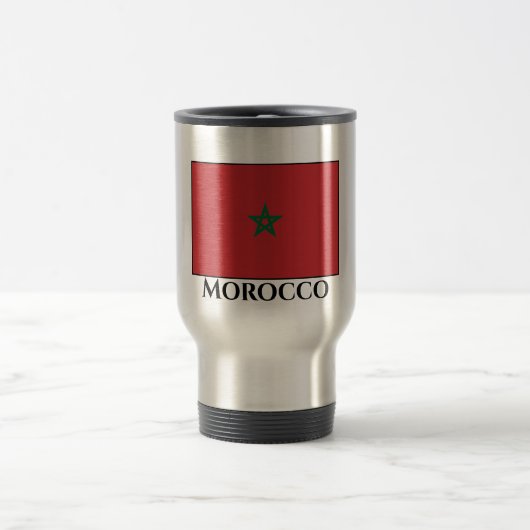 Mug De Voyage Drapeau du Maroc (Centre)