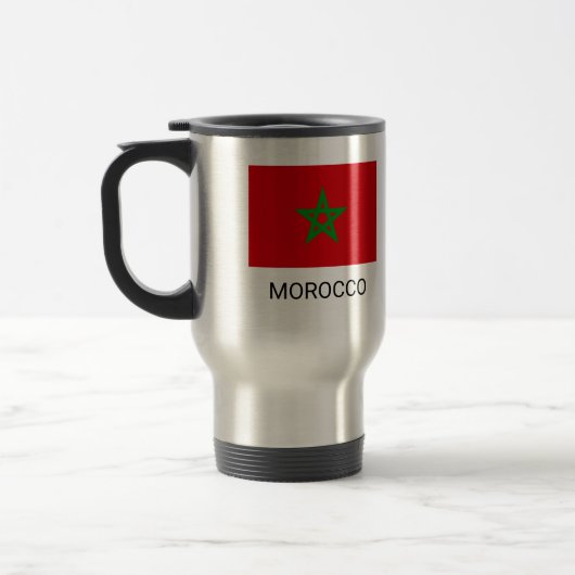 Mug De Voyage Drapeau du Maroc (Gauche)