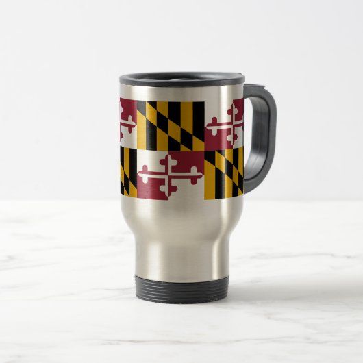 Mug De Voyage Drapeau du Maryland (Devant droit)
