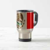Mug De Voyage Drapeau du Mexique (Devant droit)