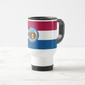 Mug De Voyage Drapeau du Missouri (Devant droit)