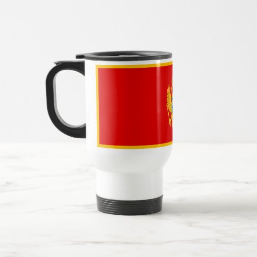 Mug De Voyage Drapeau du Monténégro (Gauche)