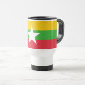 Mug De Voyage Drapeau du Myanmar (Devant droit)