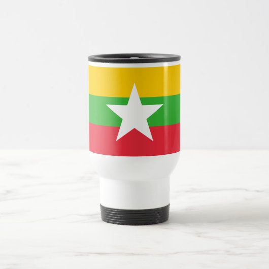 Mug De Voyage Drapeau du Myanmar (Centre)