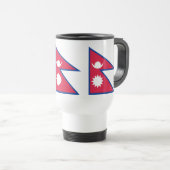 Mug De Voyage Drapeau du Népal (Devant droit)
