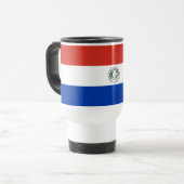 Mug De Voyage drapeau du Paraguay (Devant gauche)