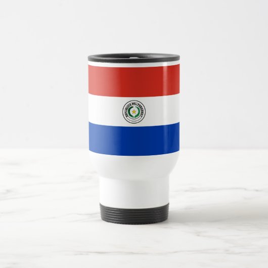Mug De Voyage drapeau du Paraguay (Centre)
