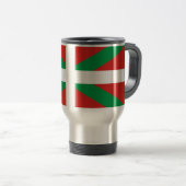 Mug De Voyage Drapeau du Pays basque Voyage / Mug Commuter (Devant droit)