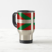 Mug De Voyage Drapeau du Pays basque Voyage / Mug Commuter (Devant gauche)