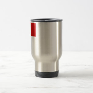 Mug De Voyage Drapeau du Pérou avec le nom