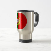 Mug De Voyage Drapeau du Portugal (Devant droit)