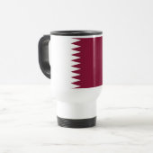 Mug De Voyage Drapeau du Qatar (Devant gauche)