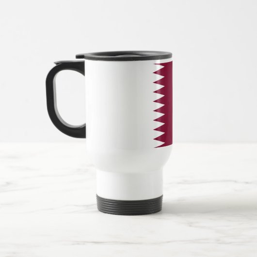 Mug De Voyage Drapeau du Qatar (Gauche)