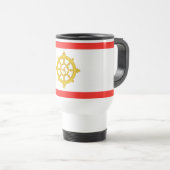 Mug De Voyage Drapeau du royaume de Sikkim (Devant droit)