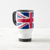 Mug De Voyage Drapeau du Royaume-Uni ou de l'Union Jack (Devant gauche)