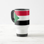 Mug De Voyage Drapeau du Soudan (Devant gauche)