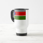 Mug De Voyage Drapeau du sud du Soudan (Devant gauche)