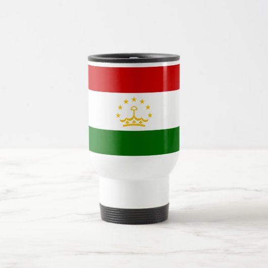 Mug De Voyage Drapeau du Tadjikistan (Centre)