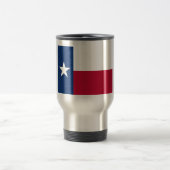 Mug De Voyage Drapeau du Texas : Longhorns, l'État de l'étoile s (Centre)