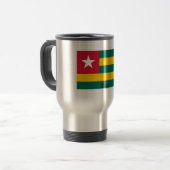 Mug De Voyage Drapeau du Togo (Devant gauche)