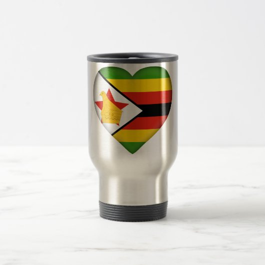 Mug De Voyage Drapeau du Zimbabwe (Centre)