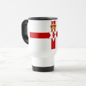 Mug De Voyage Drapeau d'ulster d'Irlande du Nord (Devant gauche)