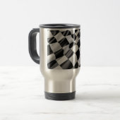 Mug De Voyage Drapeau en acier inoxydable. (Devant gauche)