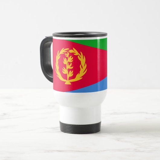 Mug De Voyage Drapeau Érythrée (Devant gauche)