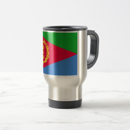 Mug De Voyage Drapeau Érythrée (Devant droit)