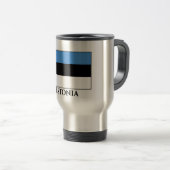 Mug De Voyage Drapeau estonien (Devant droit)