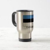 Mug De Voyage Drapeau estonien (Devant gauche)