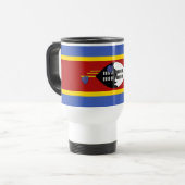 Mug De Voyage Drapeau Eswatini (Devant gauche)