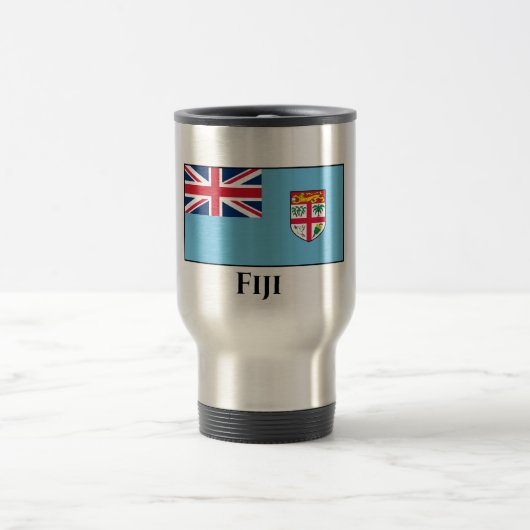 Mug De Voyage Drapeau Fidji (Centre)