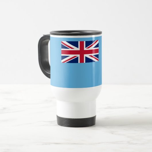 Mug De Voyage Drapeau Fidji (Devant gauche)