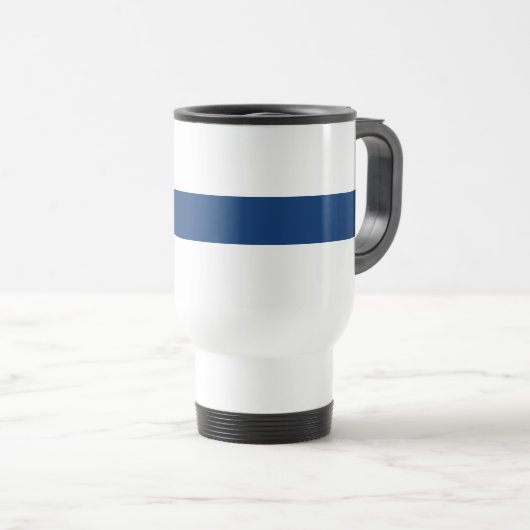 Mug De Voyage Drapeau Finlande (Devant droit)