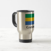 Mug De Voyage Drapeau Gabon (Devant gauche)