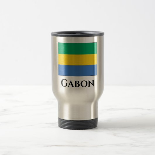 Mug De Voyage Drapeau Gabon (Centre)