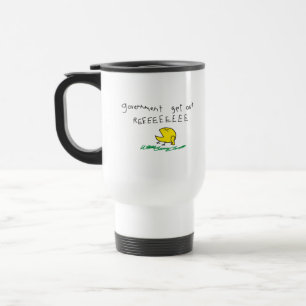 Mug De Voyage Drapeau Gadsden Gouvernement dehors REE SNEKDROITE