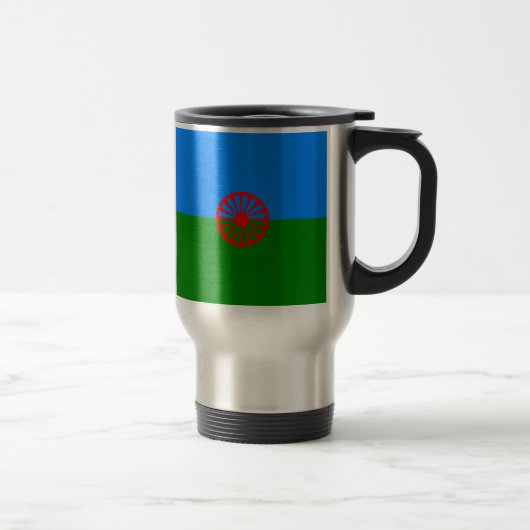 Mug De Voyage Drapeau gitan bohémien officiel (Droit)