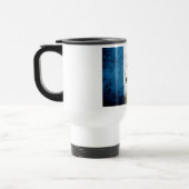 Mug De Voyage Drapeau grunge noir du Guatemala (Gauche)