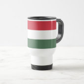 Mug De Voyage Drapeau Hongrie (Devant droit)