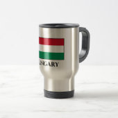 Mug De Voyage Drapeau hongrois (Devant droit)